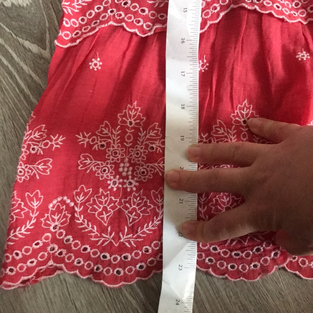 NWT American Eagle Outfitters embroidered tassel hem top size XL - Picture 9 of 10